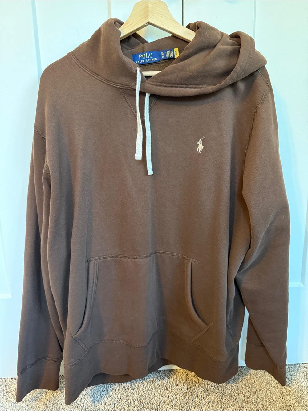 Polo Ralph Lauren Branch Brown RL Fleece Hoodie